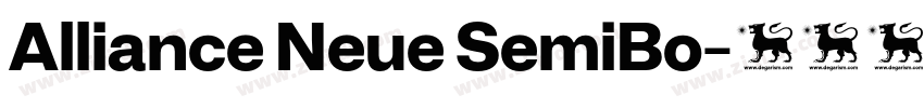 Alliance Neue SemiBo字体转换 Alliance Neue SemiBo字体转换